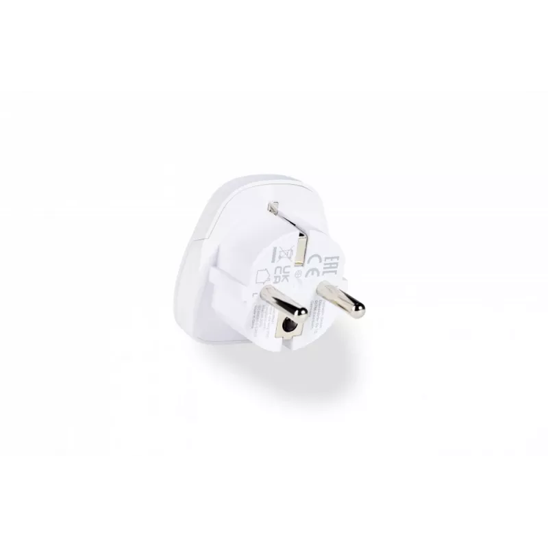 Verbatim 49541 sieťový adaptér univerzálny typ E/F hybrid biely