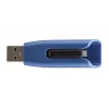 Verbatim V3 MAX - USB 3.0 disk 64 GB - modrá, 64 GB, USB Type-A, 3.2 Gen 1 (3.1 Gen 1), Slide, 10 g, modrá