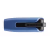 Verbatim V3 MAX - USB 3.0 disk 128 GB - modrá, 128 GB, USB Type-A, 3.2 Gen 1 (3.1 Gen 1), 175 MB/s, Slide, čierna, modrá