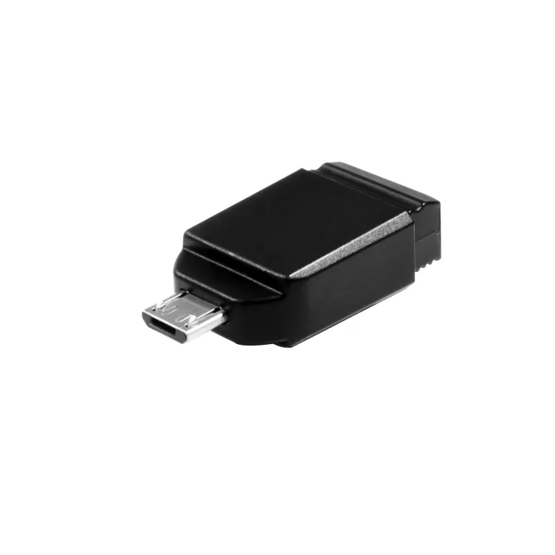 Verbatim Nano - USB 2.0 disk s Micro USB adaptérom 32 GB - čierny