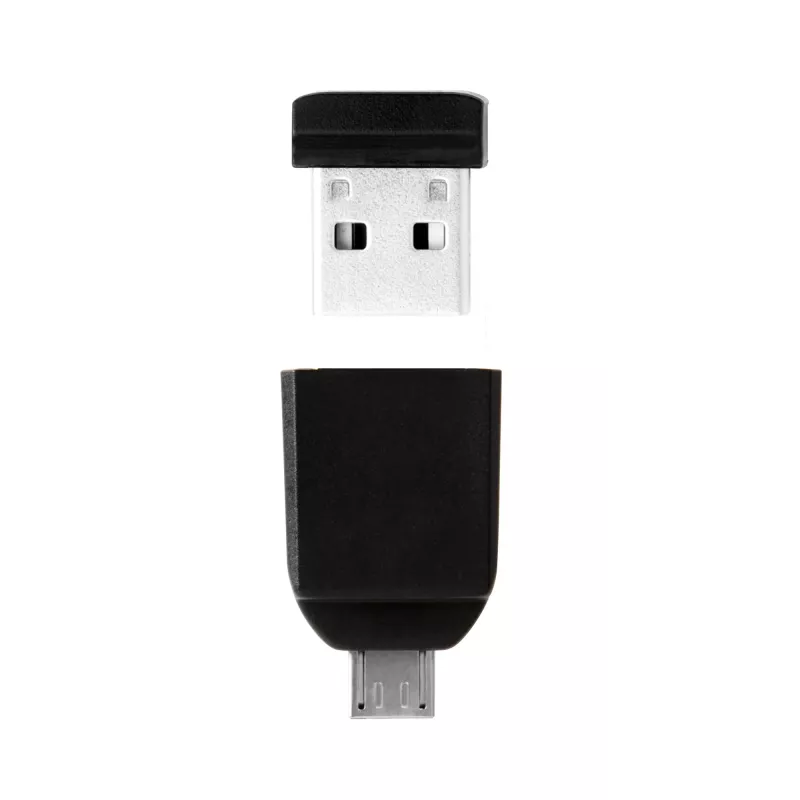 Verbatim Nano - USB 2.0 disk s Micro USB adaptérom 32 GB - čierny