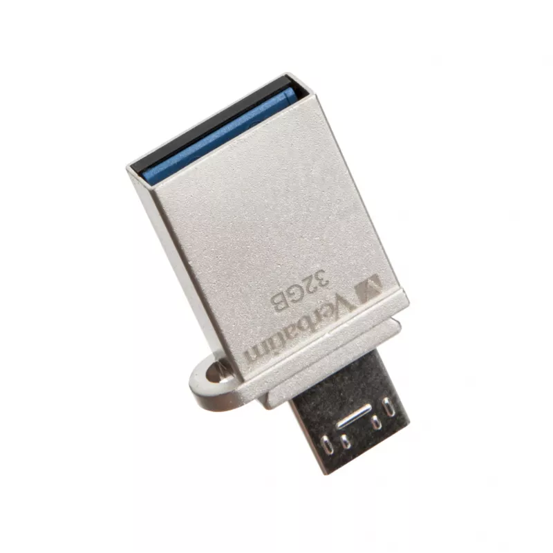 Verbatim Store 'n' Go OTG Micro USB kľúč 32 GB USB Type-A / Micro-USB 3.2 Gen 1 (3.1 Gen 1) strieborná