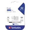 Verbatim Store 'n' Go OTG Micro USB kľúč 32 GB USB Type-A / Micro-USB 3.2 Gen 1 (3.1 Gen 1) strieborná