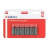 Verbatim AAA alkalické batérie, 1,5V, 10 ks Verbatim čierna / V49874