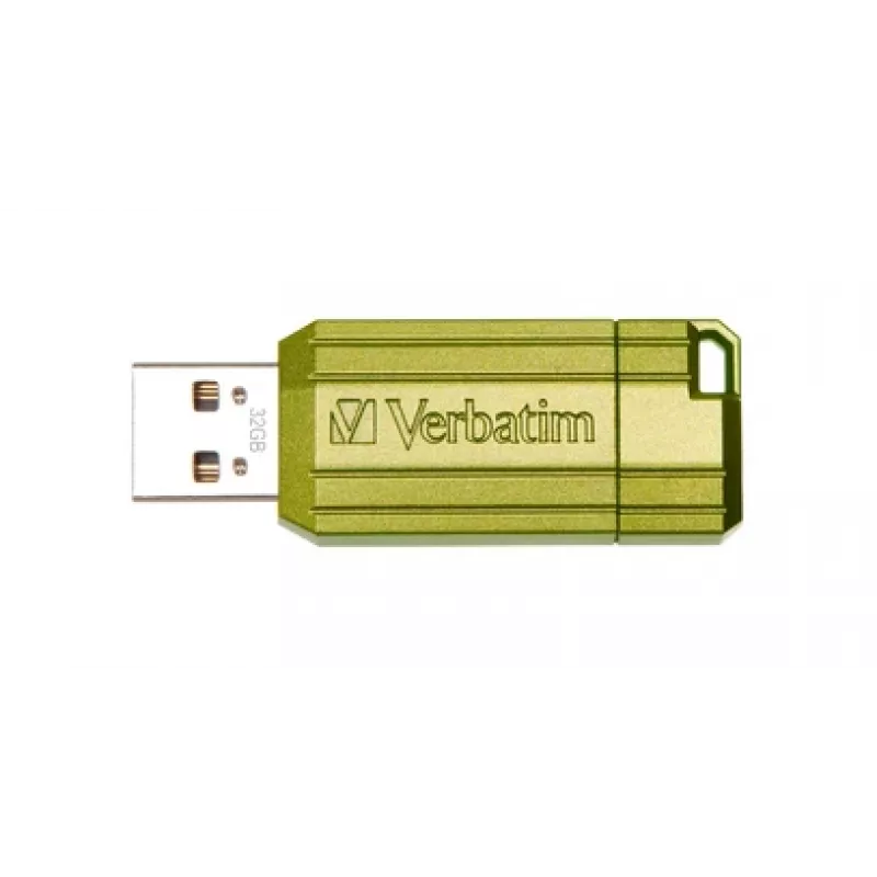 Verbatim PinStripe 3.0 – USB 3.0 disk 32 GB – eukalyptus zelená