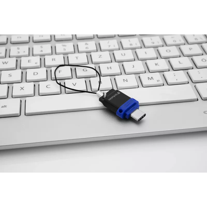 Verbatim Dual - USB 3.0 disk 32 GB - USB-C / USB-A - modrý