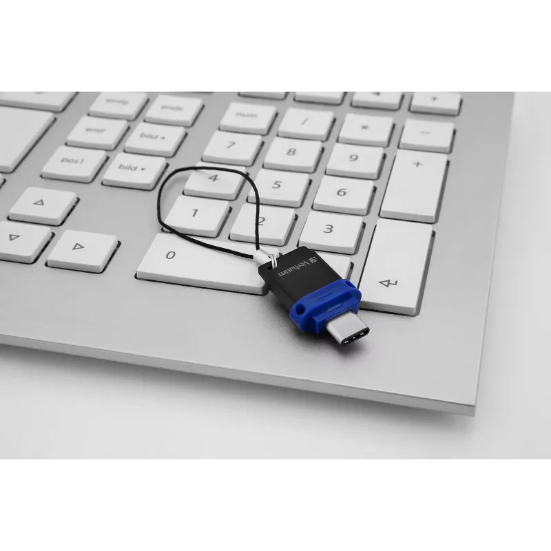 Verbatim Dual - USB 3.0 mechanika 64 GB - USB-C / USB-A - modrá