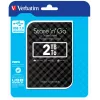 Verbatim Store 'n' Go USB 3.0 pevný disk 2TB čierny, 2 TB, 3.2 Gen 1 (3.1 Gen 1), 5400 ot/min, čierny