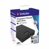 Verbatim Fingerprint Secure prenosný pevný disk 2TB, 2 TB, 3.2 Gen 1 (3.1 Gen 1), čierny