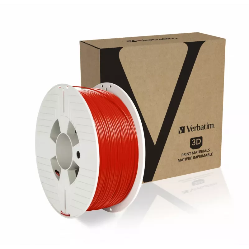 Verbatim 55053 3D tlačový materiál polyetyléntereftalátglykol (PETG) červený 1 kg