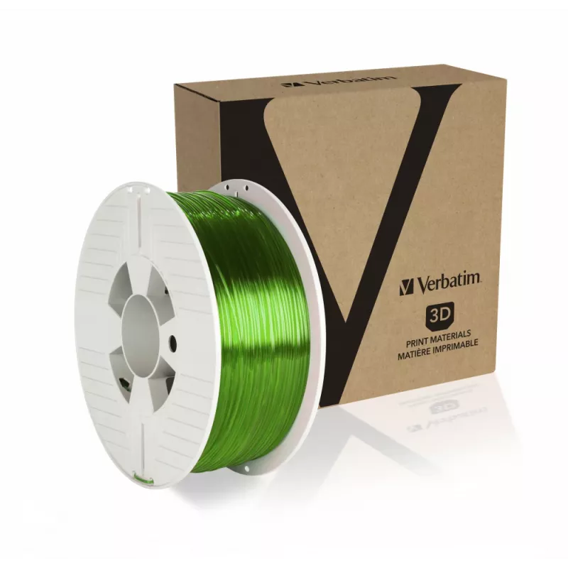 Verbatim 55057 3D tlačový materiál polyetyléntereftalátglykol (PETG) zelený, transparentný 1 kg