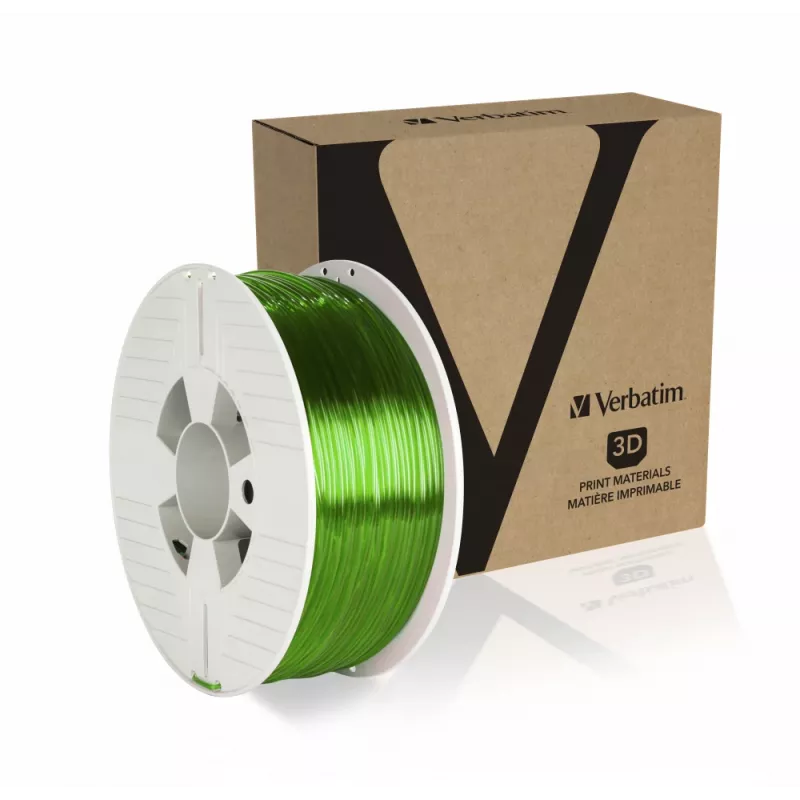 Verbatim 55065 3D tlačový materiál polyetyléntereftalátglykol (PETG) zelený, transparentný 1 kg