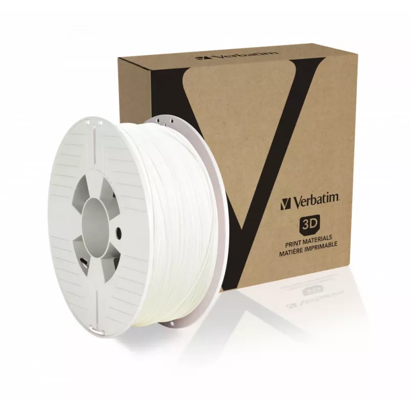 Verbatim 55315 3D tlačový materiál kyselina polymliečna (PLA) biely 1 kg