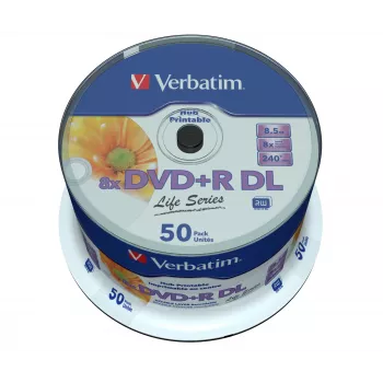 Verbatim 97693 médium DVD 8,5 GB DVD+R DL 50 ks