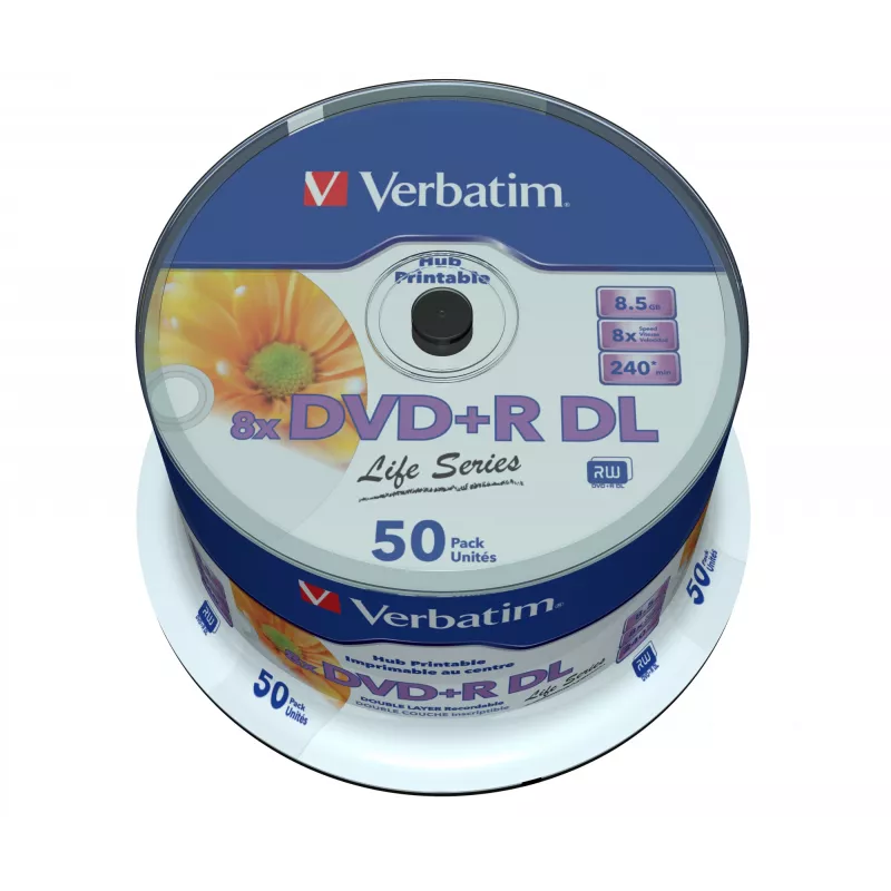 Verbatim 97693 médium DVD 8,5 GB DVD+R DL 50 ks