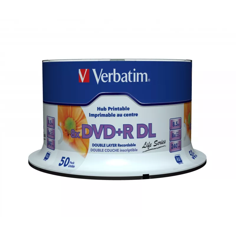 Verbatim 97693 médium DVD 8,5 GB DVD+R DL 50 ks