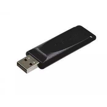 Verbatim Slider – USB kľúč 64 GB – čierna, 64 GB, USB Type-A, 2.0, 10 MB/s, posuvný, čierna