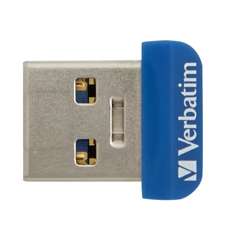 Verbatim Store 'n' Stay NANO – USB 3.0 kľúč 32 GB – modrá, 32 GB, USB Type-A, 3.2 Gen 1 (3.1 Gen 1), krytka, 3 g, modrá