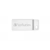 USB kľúč VERBATIM Metal Executive 16 GB, USB 2.0 Type-A, strieborný, bez krytky