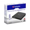Verbatim Slimline CD/DVD optická mechanika DVD-RW čierna