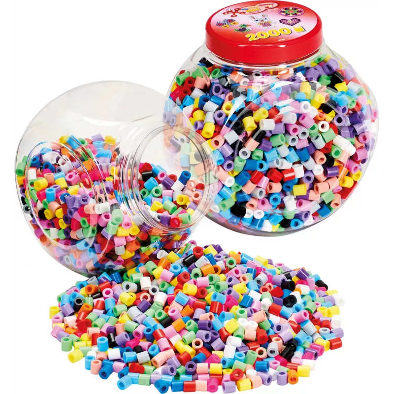 Hama 00008588 korálky rúrkové viacfarebné 2000 ks