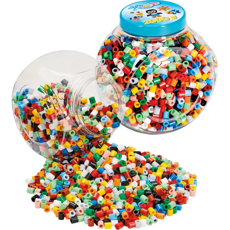 Hama 00008589 korálky rúrkové viacfarebné 2000 ks