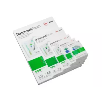 GBC laminovacie fólie 54x86mm 250 mikrónov, lesklé, biele, polyetylén, 54x86, 0,5 mm, 54 mm
