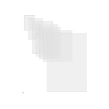 GBC laminovacie fólie 64x108mm 125 mikrónov, lesklé, transparentné, polyetylén, 64x108, 0,25 mm, 64 mm