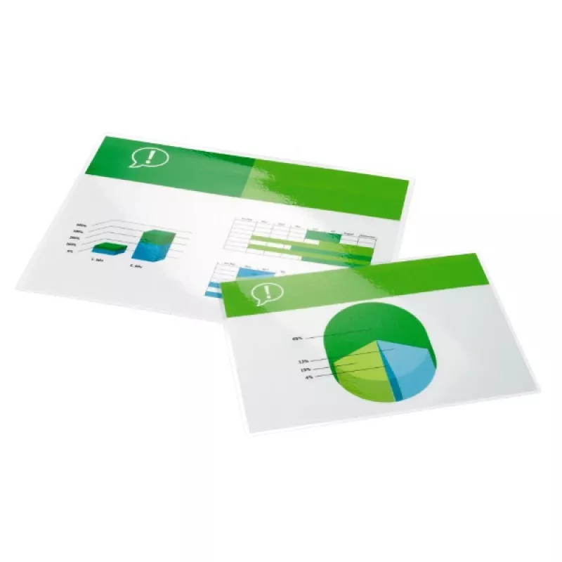 GBC laminovacie fólie A4 75 mikrónov, lesklé, transparentné, A4, 248 mm, 333 mm, 1 mm