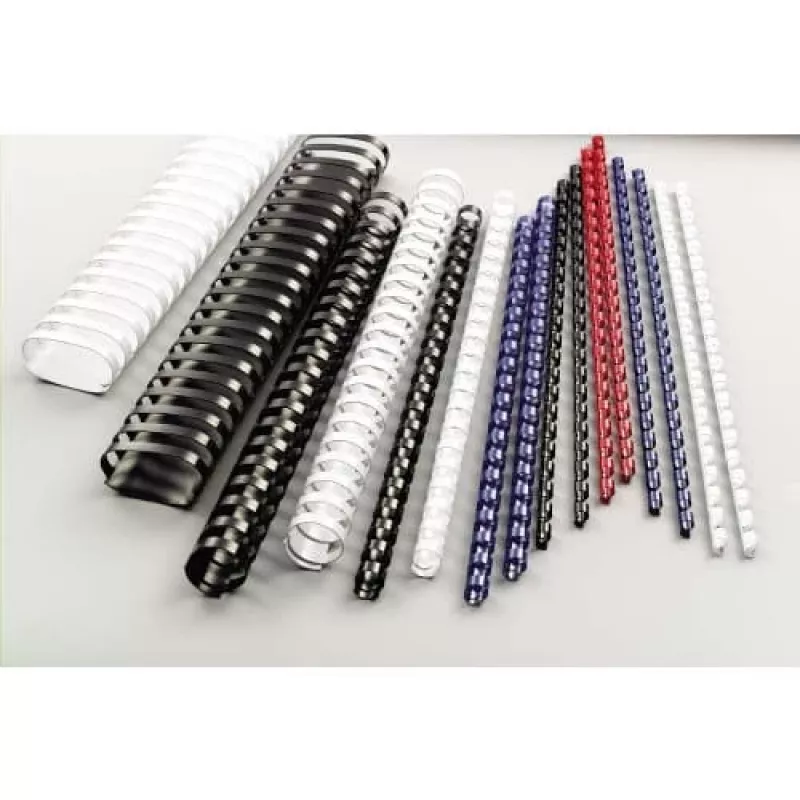 GBC CombBind viazacie hrebene 8 mm A4 21R, modrá, 45 listov, polyvinylchlorid (PVC), A4, 100 ks
