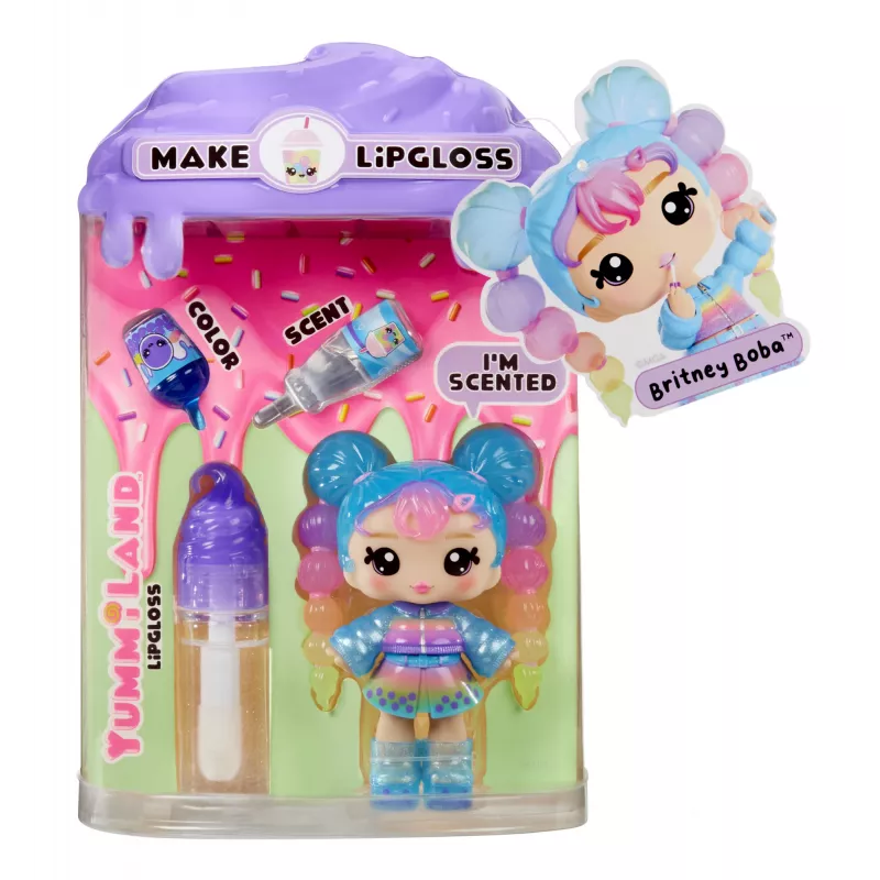 MGA Entertainment Yummiland Lip Gloss bábika séria 2 - Boba (Britney Boba)