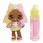 MGA Entertainment Yummiland Lip Gloss bábika séria 2 - Cotton Candy (Nia Candy Fluff)