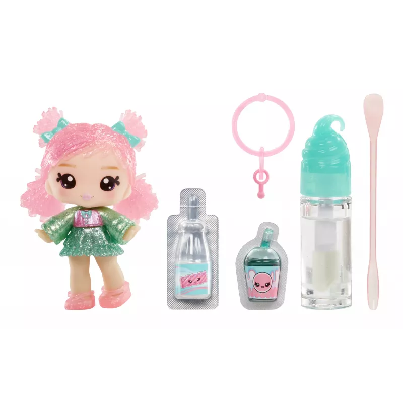 MGA Entertainment Yummiland Lip Gloss bábika séria 2 - Lakritz (Susie Sour Straw)