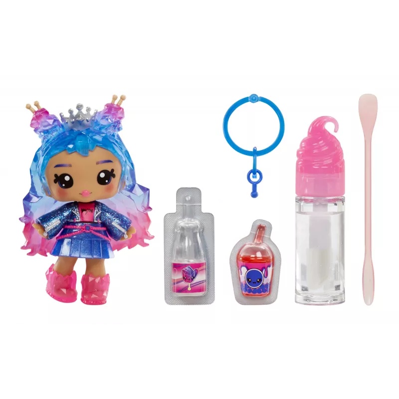 MGA Entertainment Yummiland Lip Gloss bábika séria 2 - Rock Candy (Roxie Crystal Candy)