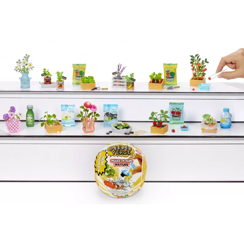 Miniverse MGA's - Make It Mini Nature séria 2 v PDQ, 8 rokov, viacfarebné, plast