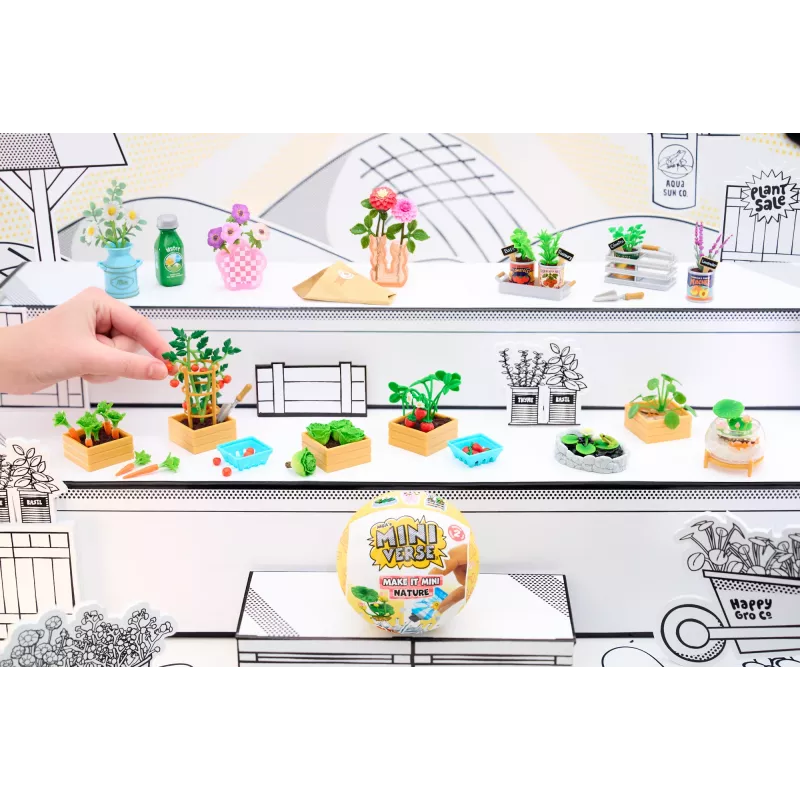 Miniverse MGA's - Make It Mini Nature séria 2 v PDQ, 8 rokov, viacfarebné, plast