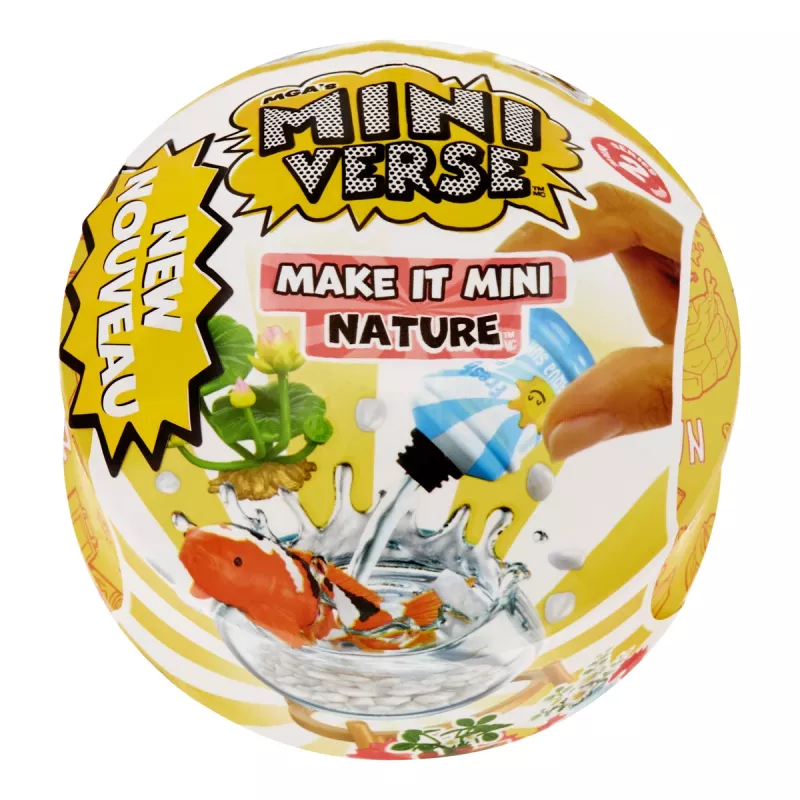 Miniverse MGA's - Make It Mini Nature séria 2 v PDQ, 8 rokov, viacfarebné, plast