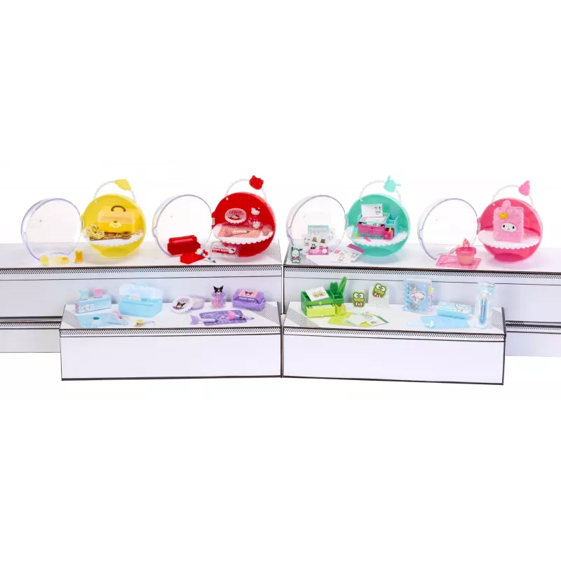Miniverse Make It Mini Hello Kitty and Friends séria 3, 8 rokov, Hello Kitty, viacfarebná, plast, živica