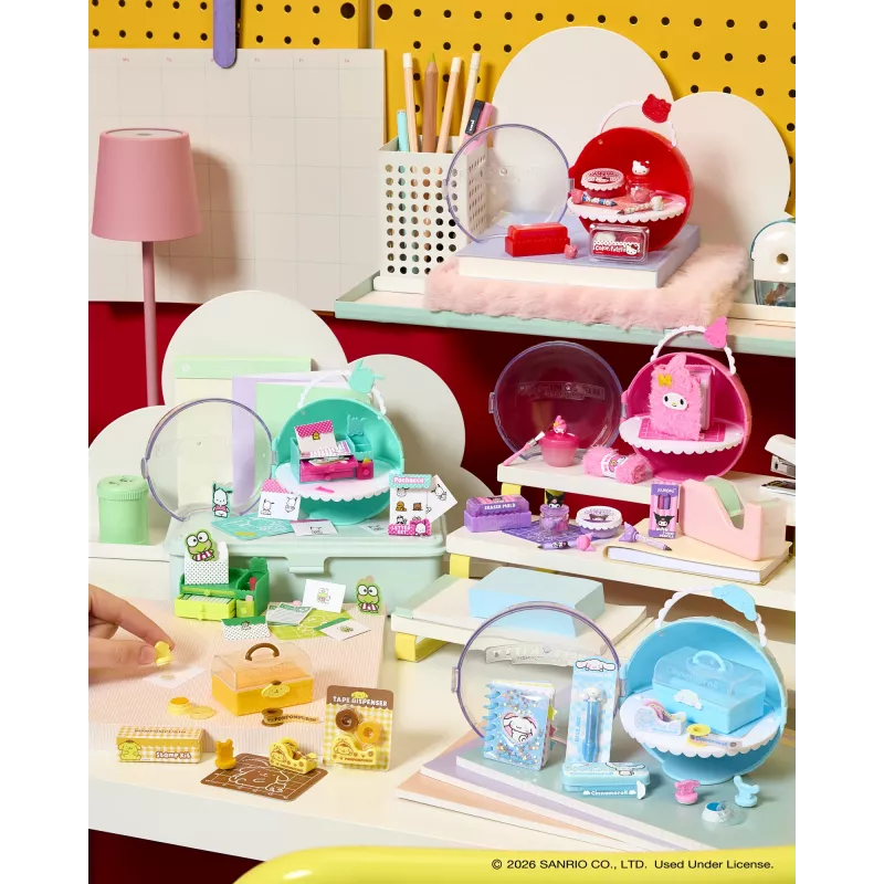 Miniverse Make It Mini Hello Kitty and Friends séria 3, 8 rokov, Hello Kitty, viacfarebná, plast, živica