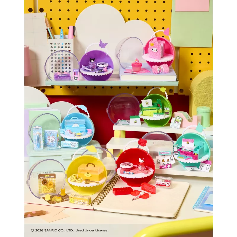 Miniverse Make It Mini Hello Kitty and Friends séria 3, 8 rokov, Hello Kitty, viacfarebná, plast, živica
