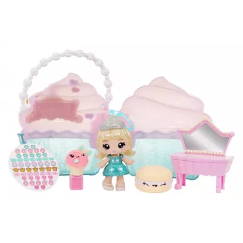MGA Entertainment Yummiland Beauty Bag sada + Lip Gloss bábika - Cupcake Beauty Bag