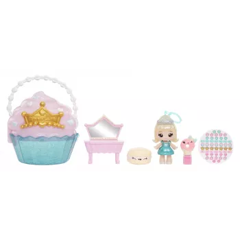 MGA Entertainment Yummiland Beauty Bag sada + Lip Gloss bábika - Cupcake Beauty Bag