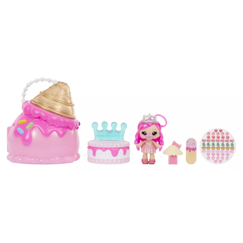 MGA Entertainment Yummiland Beauty Bag sada + Lip Gloss bábika - Ice Cream Beauty Bag