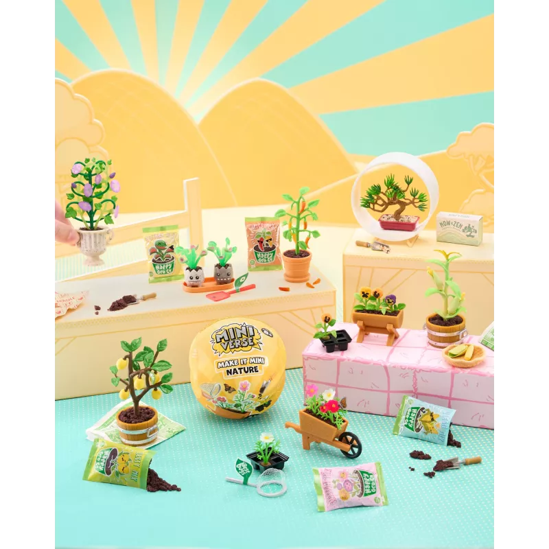 Miniverse Make It Mini Nature - séria 3, 8 rokov, viacfarebné, plast