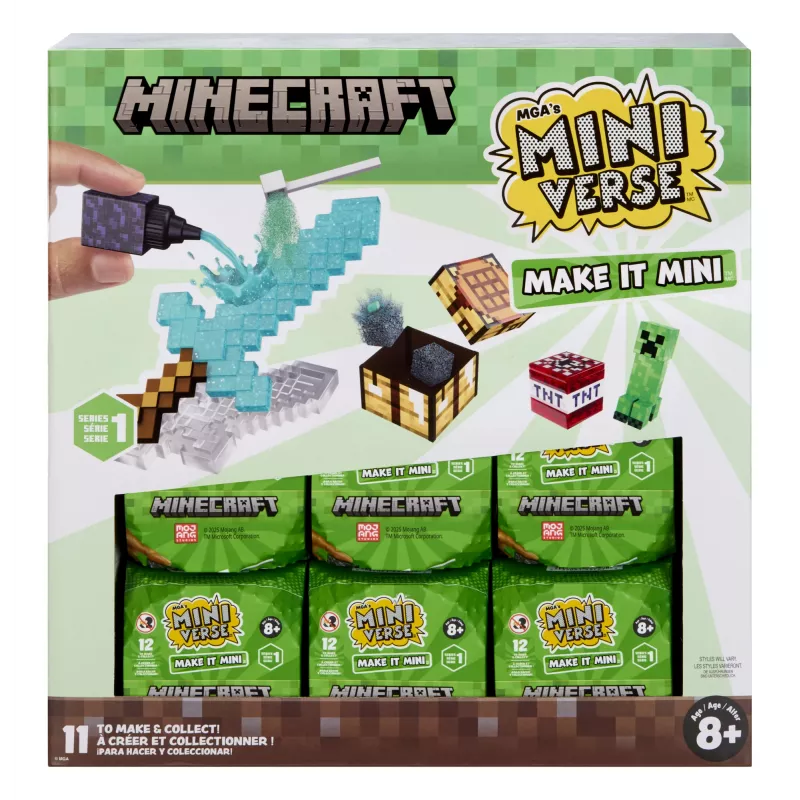 Miniverse Make It Mini Minecraft, 99 rokov, 1000 cm³, 22000 cm³