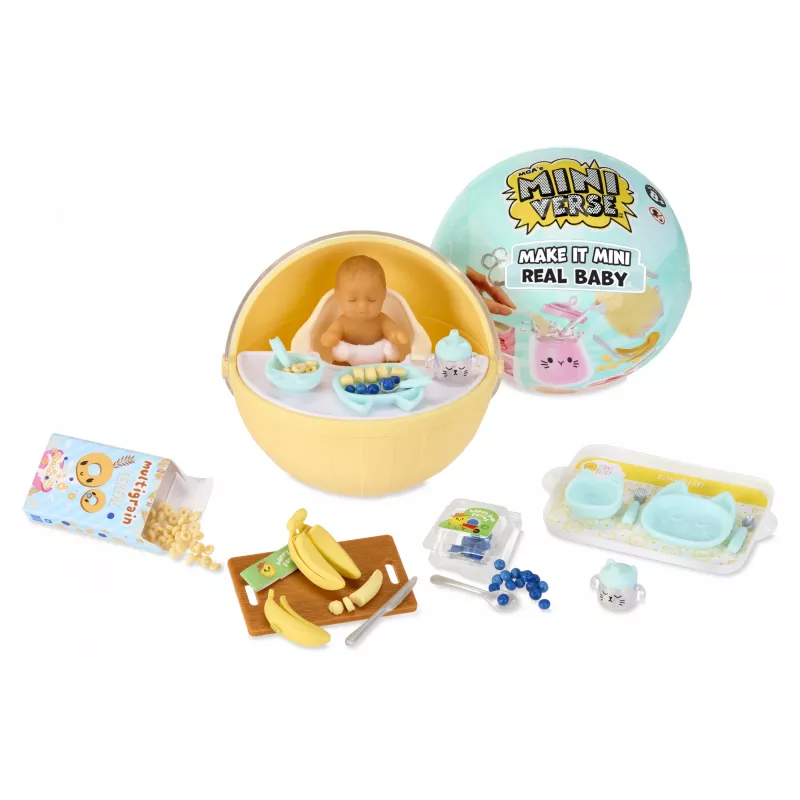 Miniverse Make It Mini Real Baby, 8 rokov, viacfarebné, plast
