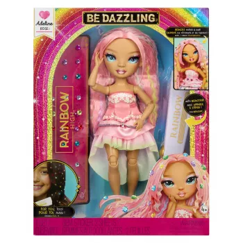 Rainbow High Be Dazzling módne bábiky - Adeline Rose (Pink)