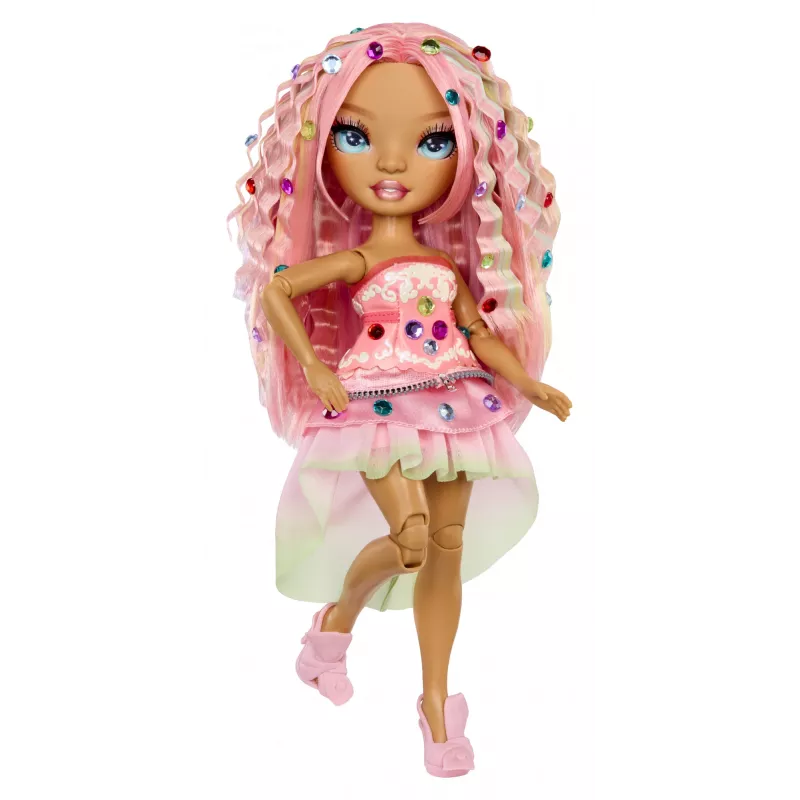 Rainbow High Be Dazzling módne bábiky - Adeline Rose (Pink)