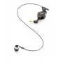 Philips telefónny nahrávací mikrofón, káblový, hovory/hudba, headset, čierny, strieborný