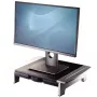 Fellowes podstavec na počítačový monitor s 5 nastaveniami výšky - Office Suites podstavec na monitor s priehradkou - ergonomicky nastaviteľný podstavec na monitor pre počítač - max. hmotnosť 36 kg/max. veľkosť 28 palcov - grafit